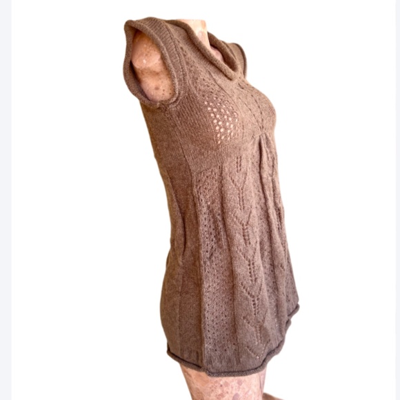 Wool Crochet Knit Tunic - Picture 3 of 5